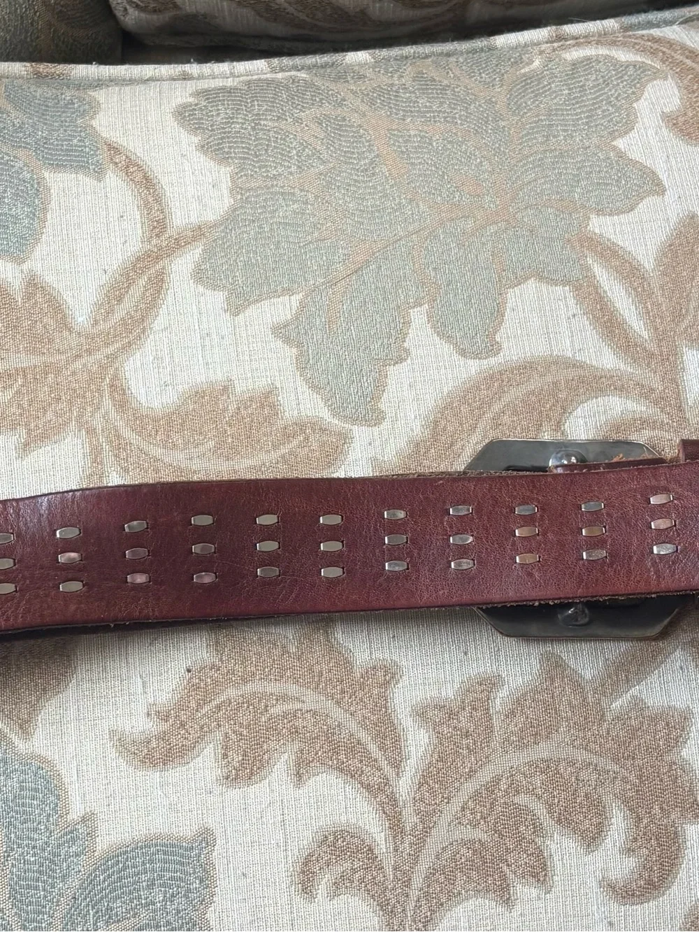 Vintage True Religion Leather Belt, size 32